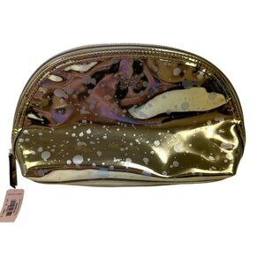 Victoria’s Secret Gold and White Cosmetic Bag